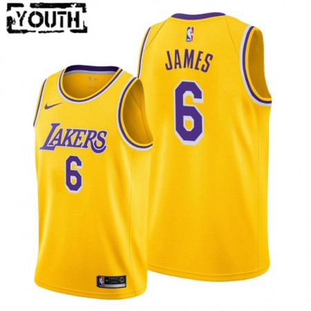 Maglia NBA Los Angeles Lakers LeBron James 6 Nike 2021-22 Icon Edition Swingman - Bambino